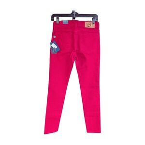 NWT Ralph Lauren RL Skinny Jeans‎ Women Red W26 Cotton Blend Mid Rise